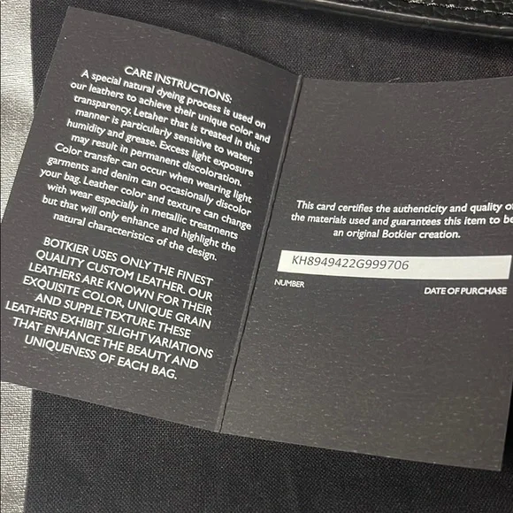 Botkier Hudson Black Leather Tote Bag - Picture 2 of 16